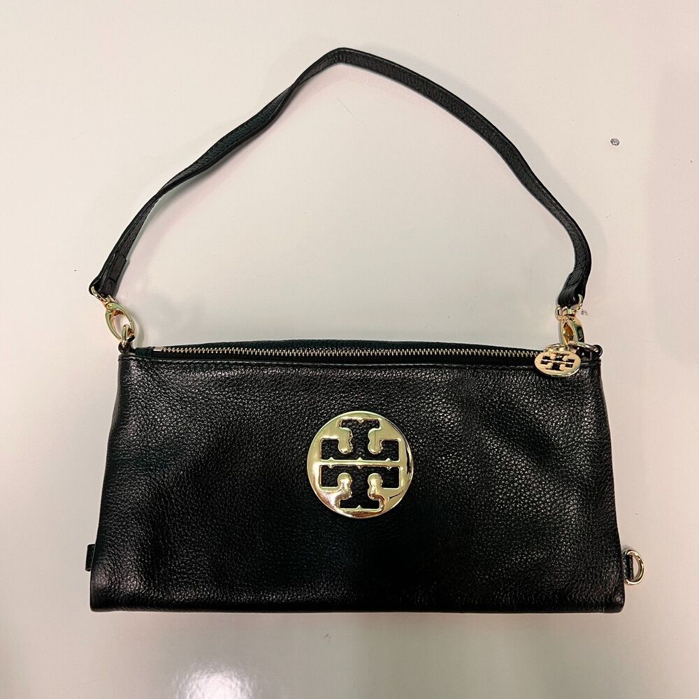 Lot of 3 Designer Leather Bag & Wallets Tory Burch Coach Kenneth Cole - Picture 2 of 9